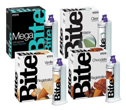 MARK3 MAX BITE Bite Registration Fast Set 2/bx. + 6 Mixing Tips | Chase