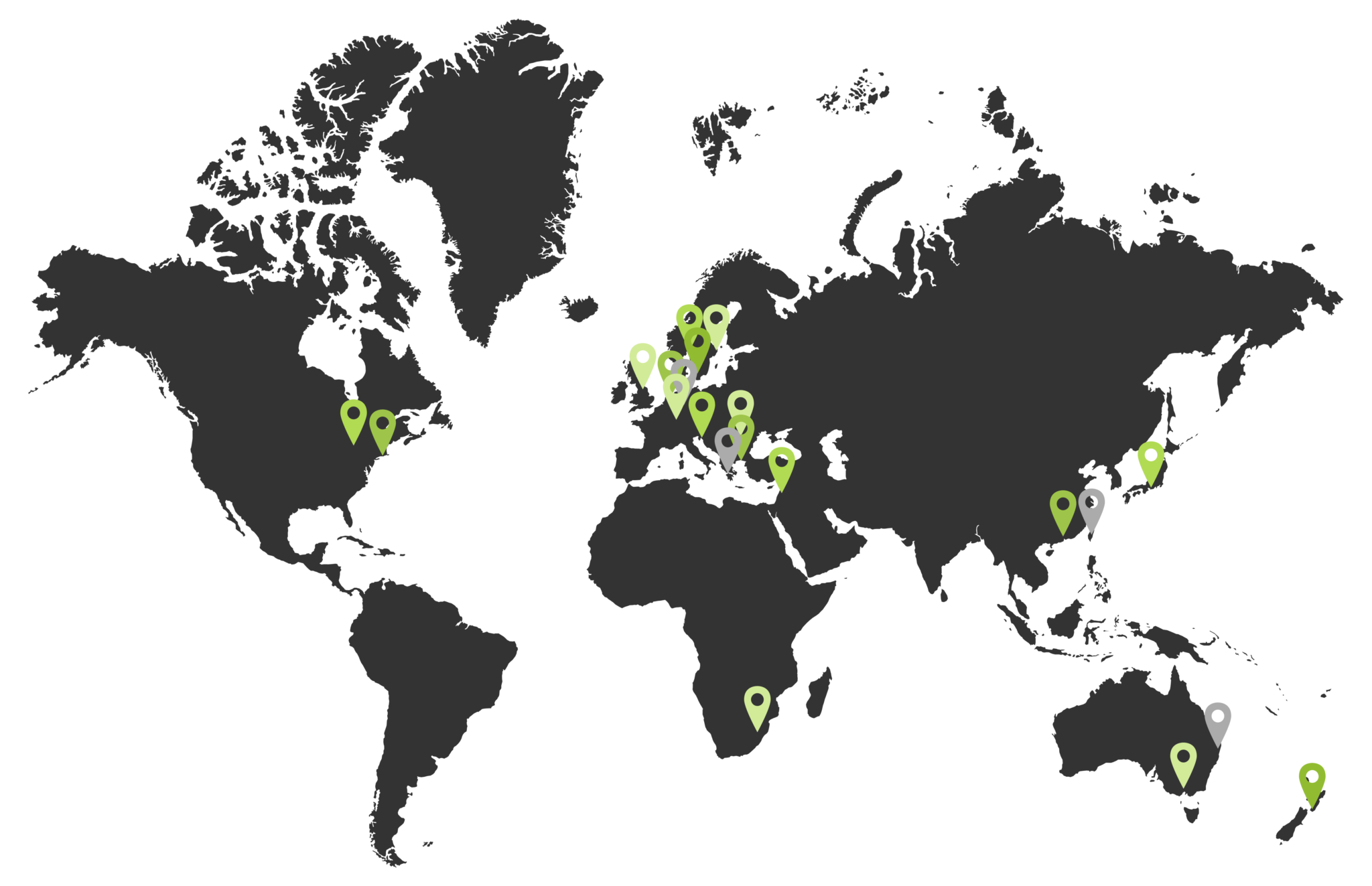 Locations-World-map