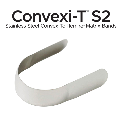 Convexi-T S2 Stainless Steel Convex Tofflemire Matrix Bands