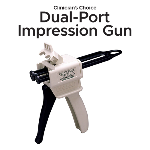 Dual-Port Impression Material Gun