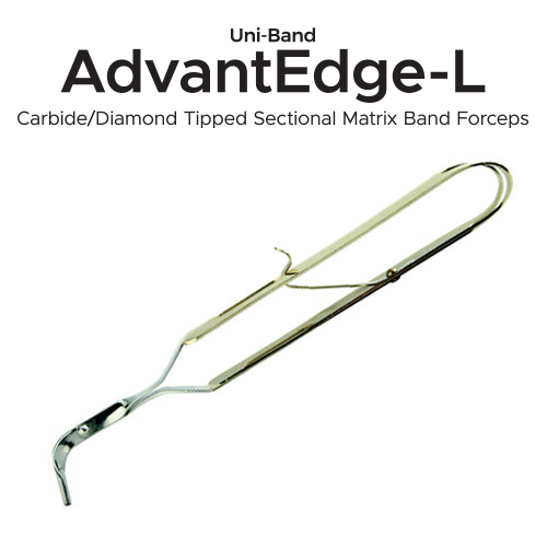 Uni-Band AdvantEdge-L Carbide/Diamond Tipped Sectional Matrix Band Forceps