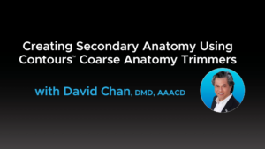 Creating Secondary Anatomy using Contours Coarse Anatomy Trimmers - Video