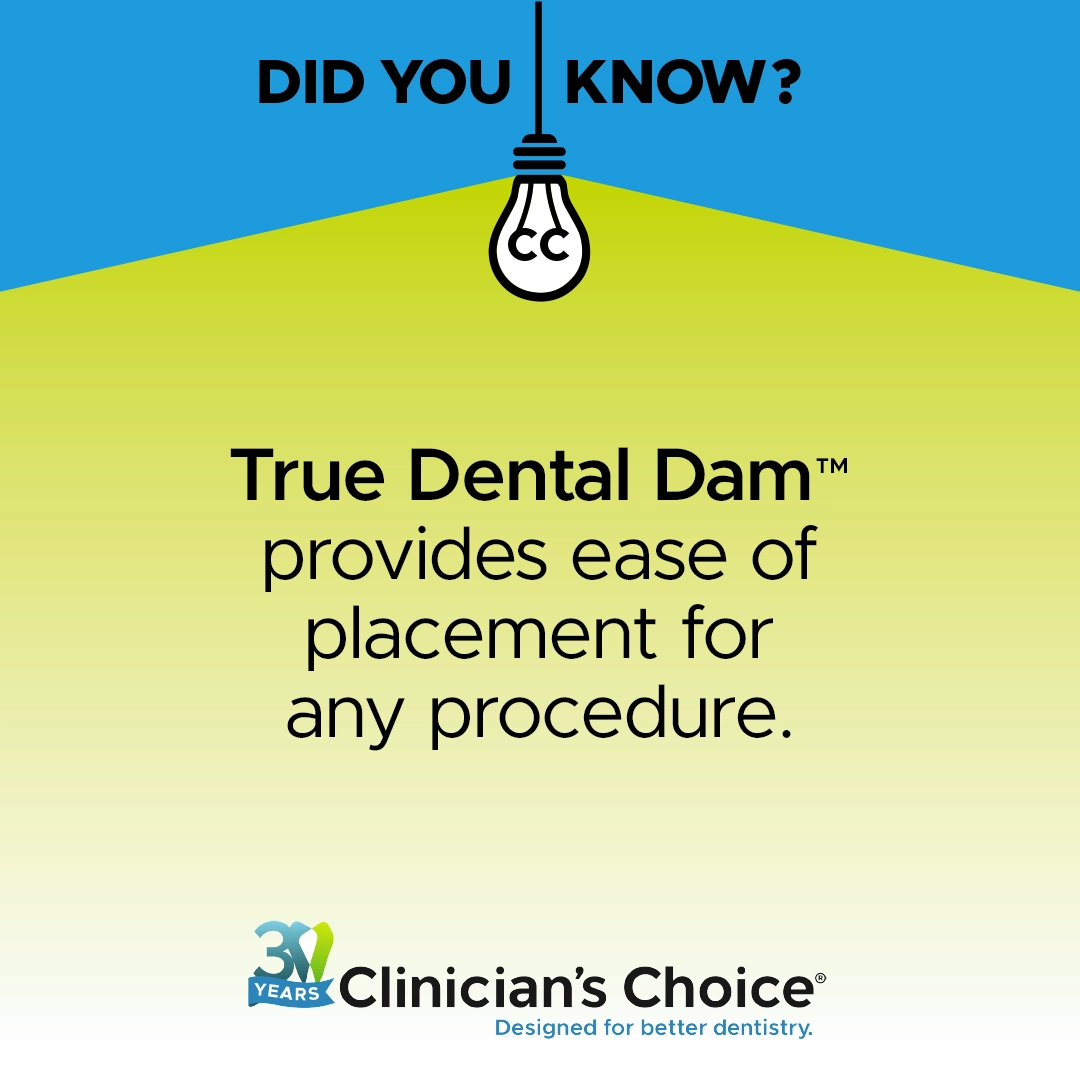 social thumbnail, True Dental Dam, isolation, did you know